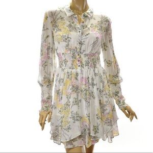 Brand New Free People Fake Pretend Boho Mini Dress